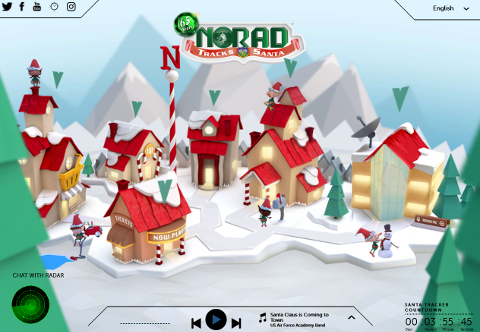 Official NORAD Santa Tracker SS 画像