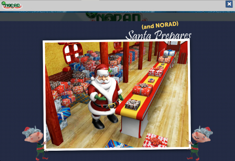 Official NORAD Santa Tracker SS 画像