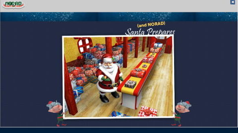 Official NORAD Tracks Santa North Pole SS 画像