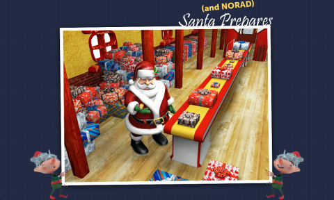 NORAD Tracks Santa prepare SS画像