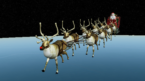サンタと仲間達(NORAD Tracks Santa)