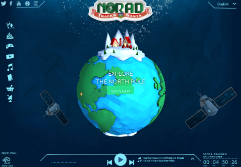 Official NORAD Santa Tracker SS画像